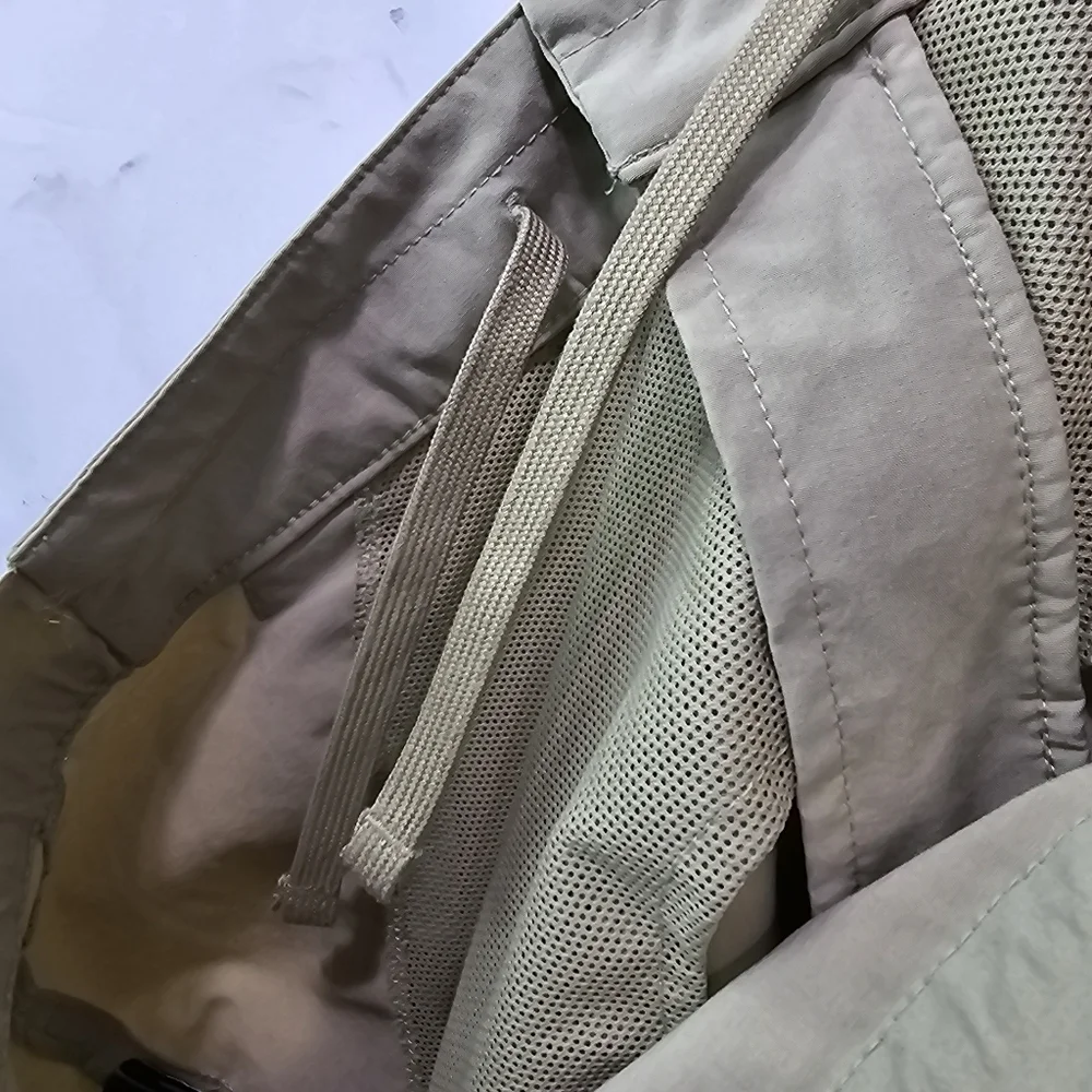 The North Face Shorts Men 30 Tan Khaki  Stretch Bermuda Elastic Climbing 8 Inch